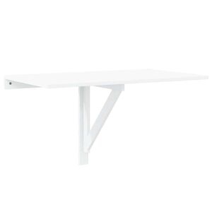 vidaXL Wandklapptisch Wei&szlig; 100x60 cm
