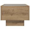 vidaXL Couchtisch Artisan-Eiche 40 x 40 x 30 cm Holzwerkstoff