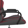 vidaXL Gaming-Stuhl mit Massagefunktion Schwarz und Weinrot Kunstleder