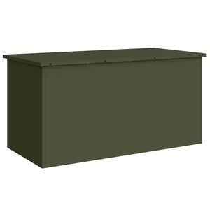 vidaXL Gartenlagerkissenbox Verzinkter Stahl 100 x 50,5 x 50 cm 220 L