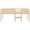 vidaXL Hochbett 90x190 cm Massivholz Kiefer