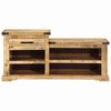 vidaXL Bank mit Schubladen Braun 110 x 35 x 50 cm Raue Mango