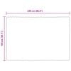 vidaXL Kunstfell Kaninchenfell Decke 4 pcs Marineblau 150 x 220 cm