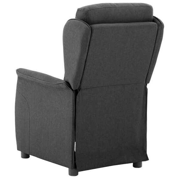 vidaXL Liegestuhl Dunkelgrau 66,5 x 94 x 101,5 cm Polyester