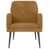 vidaXL Sessel Braun 62x79x79 cm Samt