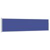 vidaXL Ausziehbare Seitenmarkise 117&times;514 cm Blau