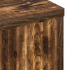 vidaXL Sideboard Ger&auml;ucherte Eiche 89,5 x 33 x 82 cm Holzwerkstoff