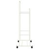 vidaXL Kleiderst&auml;nder Uni Wei&szlig; 80 x 53 x 156 cm