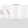 vidaXL Zaunpfosten Gr&uuml;n 25 x 1,4 m (25 mm Netz) Stahl und PVC