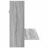 vidaXL Wand-Schreibtisch Grau Sonoma 105x48x75 cm Holzwerkstoff