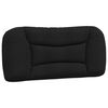 vidaXL Bett mit Matratze "Hvar" Schwarz 90x200 cm Stoff