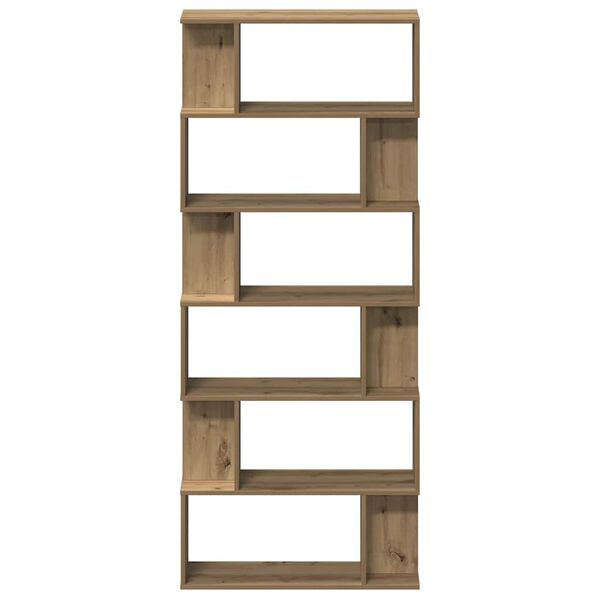 vidaXL B&uuml;cherregal Artisan-Eiche 80x24x192 cm Holzwerkstoff