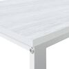 vidaXL Computertisch Wei&szlig; 110x60x73 cm Holzwerkstoff
