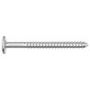 vidaXL Holzschrauben 2 pcs Silber M6 x 70 mm Stahl