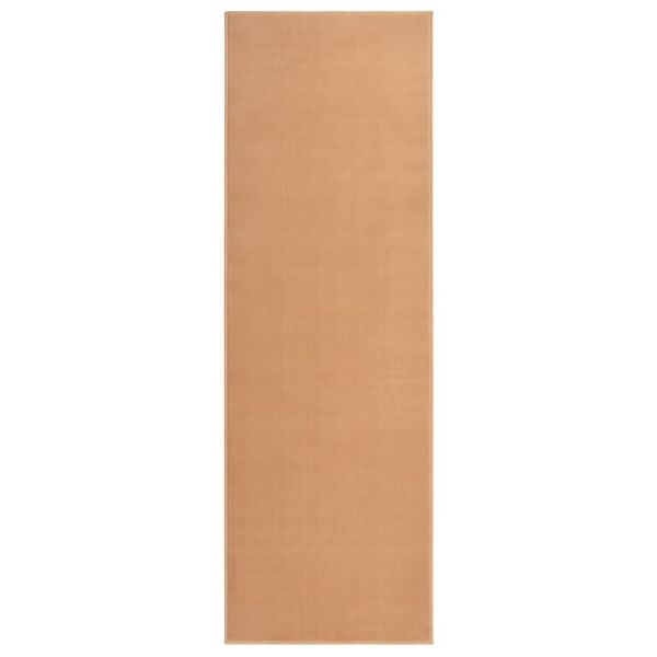 vidaXL Teppichl&auml;ufer BCF Beige 60x200 cm