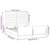 vidaXL Bettgestell ohne Matratze Dunkelgr&uuml;n 140x200 cm Samt