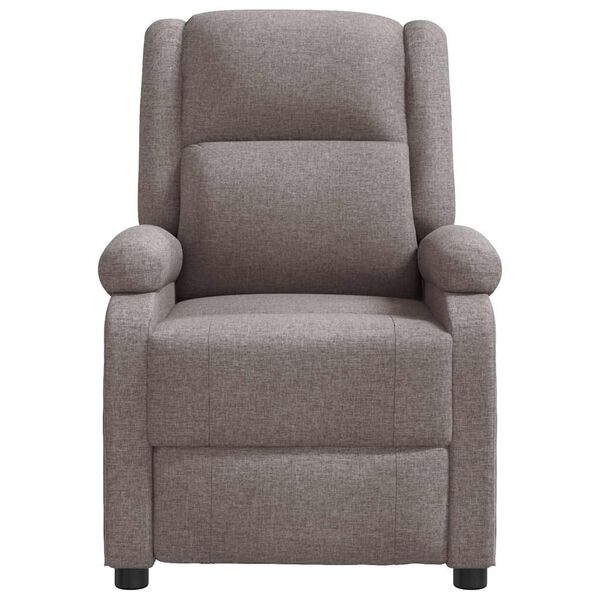 vidaXL Relaxsessel Taupe Stoff