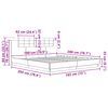 vidaXL Bettgestell mit Kopfteil Altholz 180 x 200 cm Holzwerkstoff