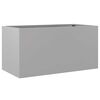 vidaXL Pflanzk&uuml;bel Silbern 62x30x29 cm Verzinkter Stahl