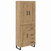 vidaXL Highboard 2 stk. Artisan-Eiche 69,5 x 34 x 180 cm