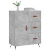 vidaXL Sideboard Betongrau 69,5x34x90 cm Holzwerkstoff