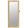 vidaXL Spiegel-Schmuckschrank mit LED-Beleuchtung Wandmontage