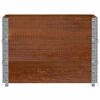 vidaXL Pflanzkasten Braun 80x60 cm Massivholz Kiefer