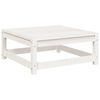 vidaXL 5-tlg. Garten-Sofagarnitur Wei&szlig; Massivholz Kiefer