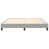 vidaXL Boxspringbettgestell Hellgrau 160x200 cm Stoff