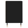 vidaXL TV-Schrank Schwarz 100x35x55 cm Holzwerkstoff