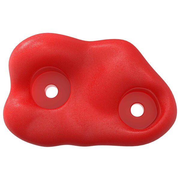 vidaXL Klettergriff 2 pcs Rot 100 x 67 x 43 mm PP