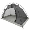 vidaXL Zelt mit Dach mit Speicher Grau und Schwarz 236 x 108 x 120 cm