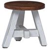 vidaXL Hocker Natur 22 x 22 x 24 cm Mahagoni Holz