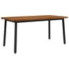 vidaXL Quadratischer Esstisch 160 x 70 x 75 cm Massivholz Akazie Natur