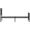 vidaXL Metallbett ohne Matratze R&auml;uchereiche 75x190 cm