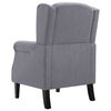 vidaXL Sessel Dunkelgrau Stoff