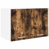 vidaXL H&auml;ngeschrank Ger&auml;ucherte Eiche und Wei&szlig; 60 x 31 x 40 cm
