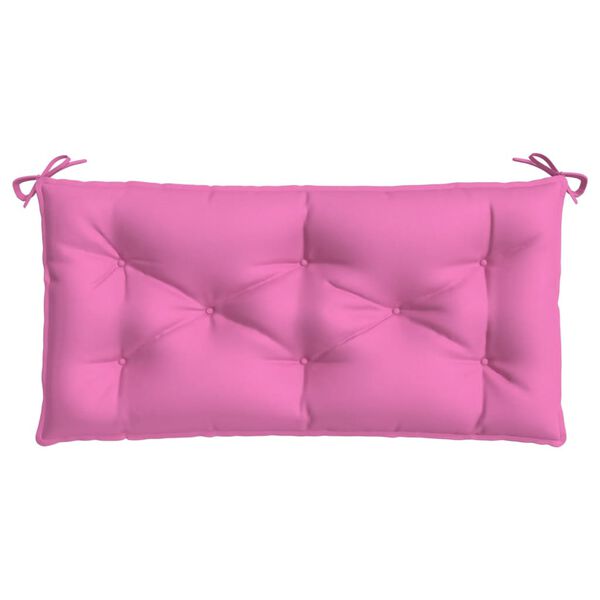 vidaXL Gartenbank-Auflage Rosa 110x50x7 cm Stoff