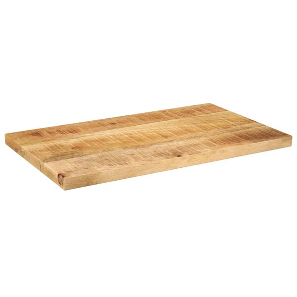 vidaXL Tischplatte 40x30x3,8 cm Rechteckig Raues Massivholz Mango