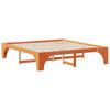 vidaXL Bettrahmen Braun 200 x 200 cm Massives Kiefernholz
