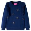 Kinder-Sweatshirt Marineblau 104