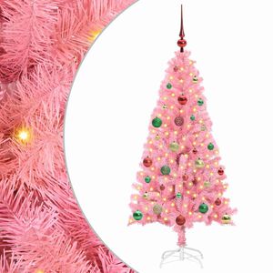 vidaXL Weihnachtsbaum Rosa 150 cm PVC