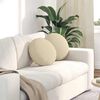 vidaXL Sitzkissen 2 pcs Creme &Oslash;40 x 13 cm Stoff
