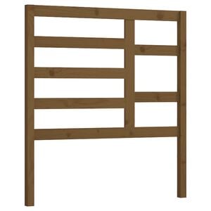 vidaXL Bett-Kopfteil Honigbraun 81x4x104 cm Massivholz Kiefer