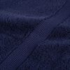vidaXL Premium-Saunat&uuml;cher SOLUND 2 Stk Marineblau 80x200 cm 600 g/m&sup2;