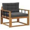 vidaXL Outdoor Mittelsofa Natur