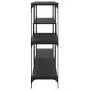vidaXL Konsolentisch Schwarz 160x32x95 cm Holzwerkstoff