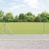vidaXL Zaunpfosten Galvanisiert 25 x 0,8 m Stahl
