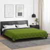 vidaXL Ganzjahresbettdecke Gr&uuml;n und Anthrazit 240 x 260 cm Mikrofaser