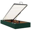 vidaXL Ottoman-Bett ohne Matratze Dunkelgr&uuml;n 90x190 cm Samt